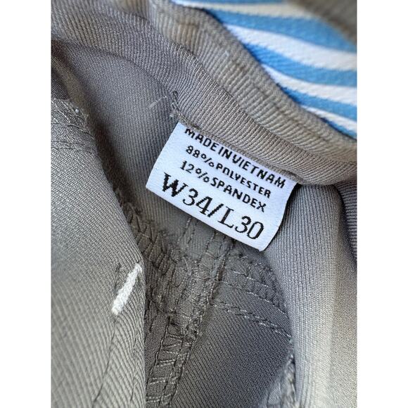 FootJoy FJ Athletic Fit Stretch Golf Pants Mens Size 34x30 Gray Performance - Picture 6 of 8